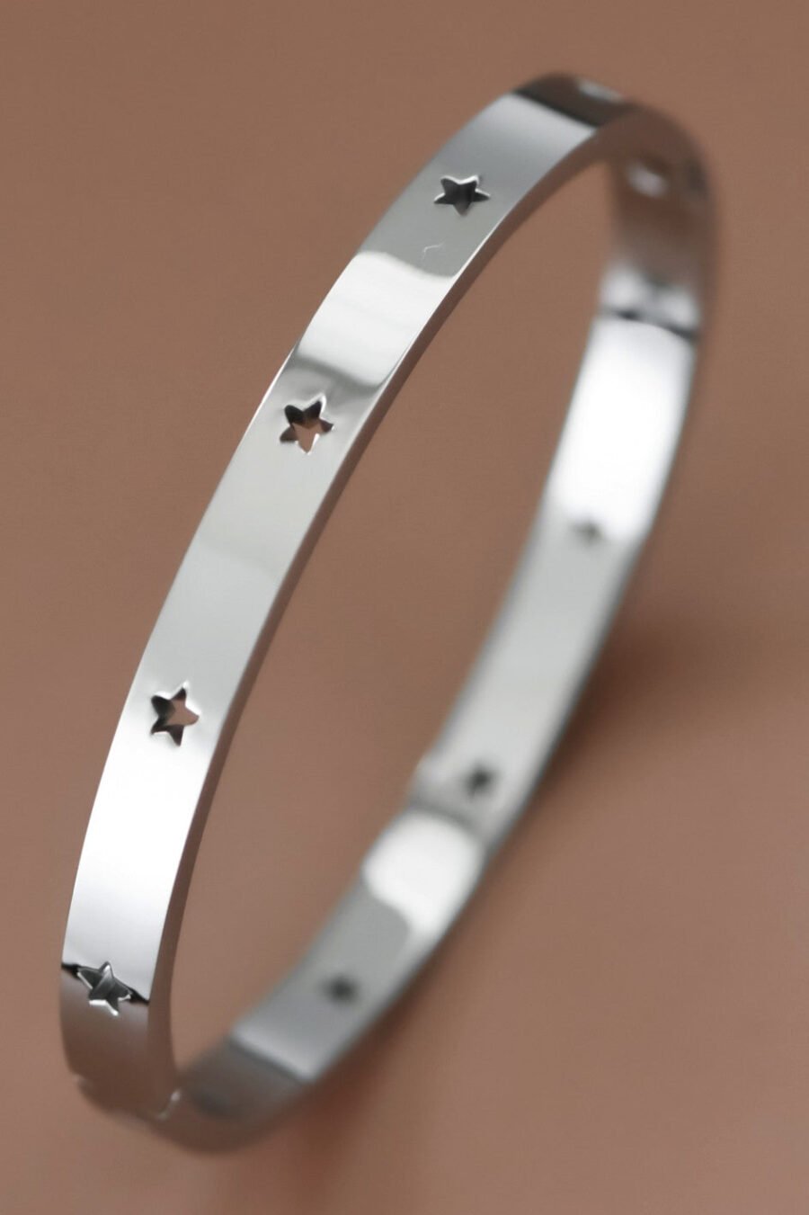 Tarnish-Resistant Waterproof Stainless Steel Bangle - 7083