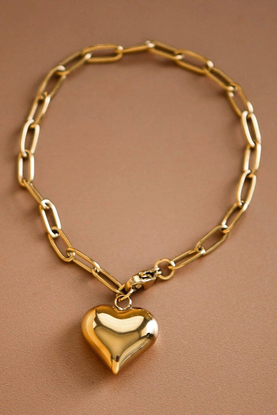 18K Gold Plated Waterproof Stainless Steel Chain Bracelet - 7065