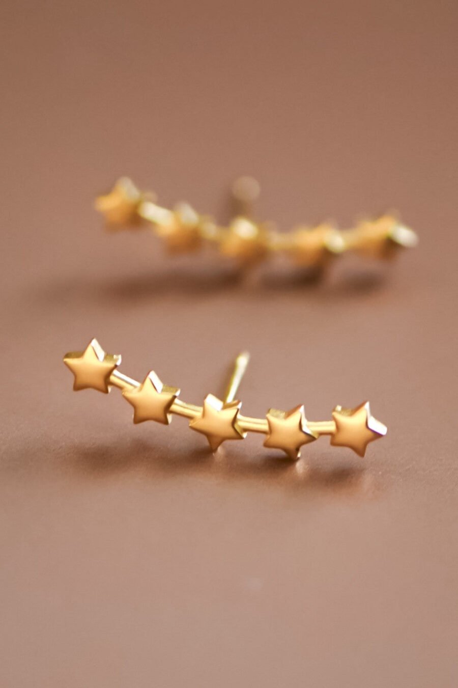 18K Gold Plated Waterproof Stainless Steel Stud Earrings - 7183