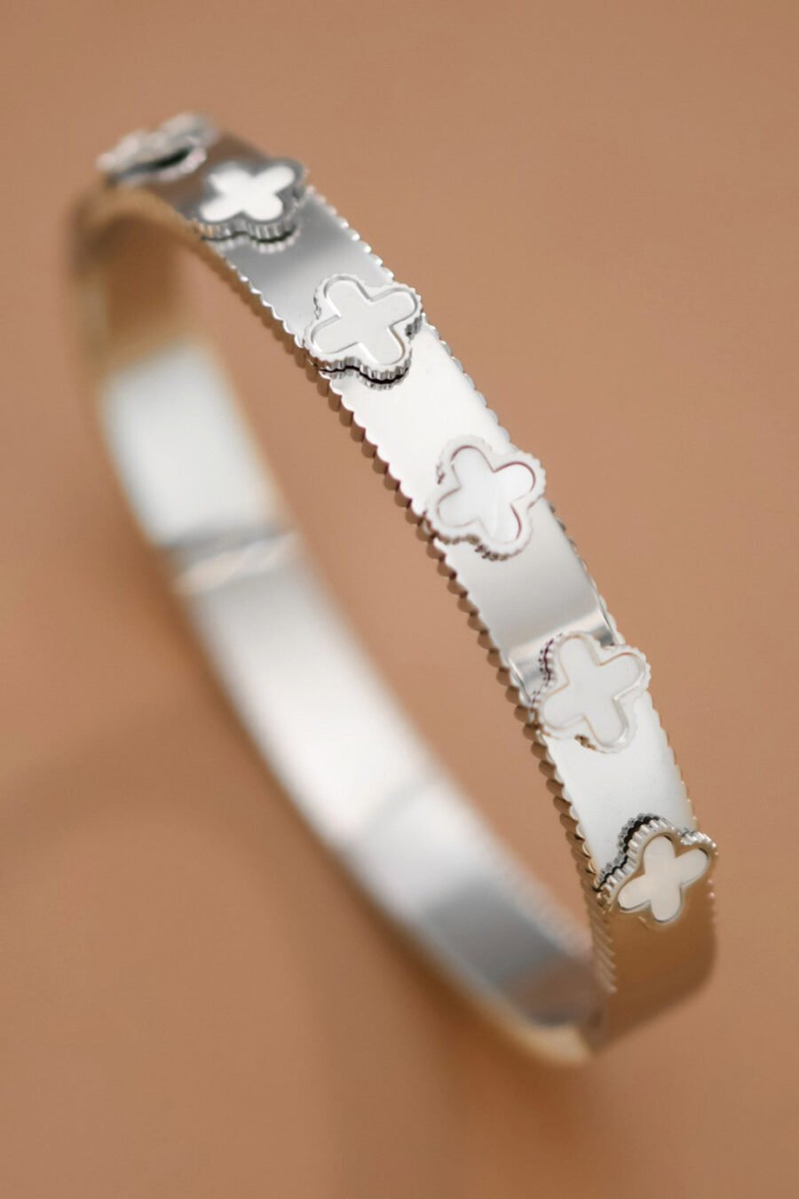 Tarnish-Resistant Waterproof Stainless Steel Bangle - 7821